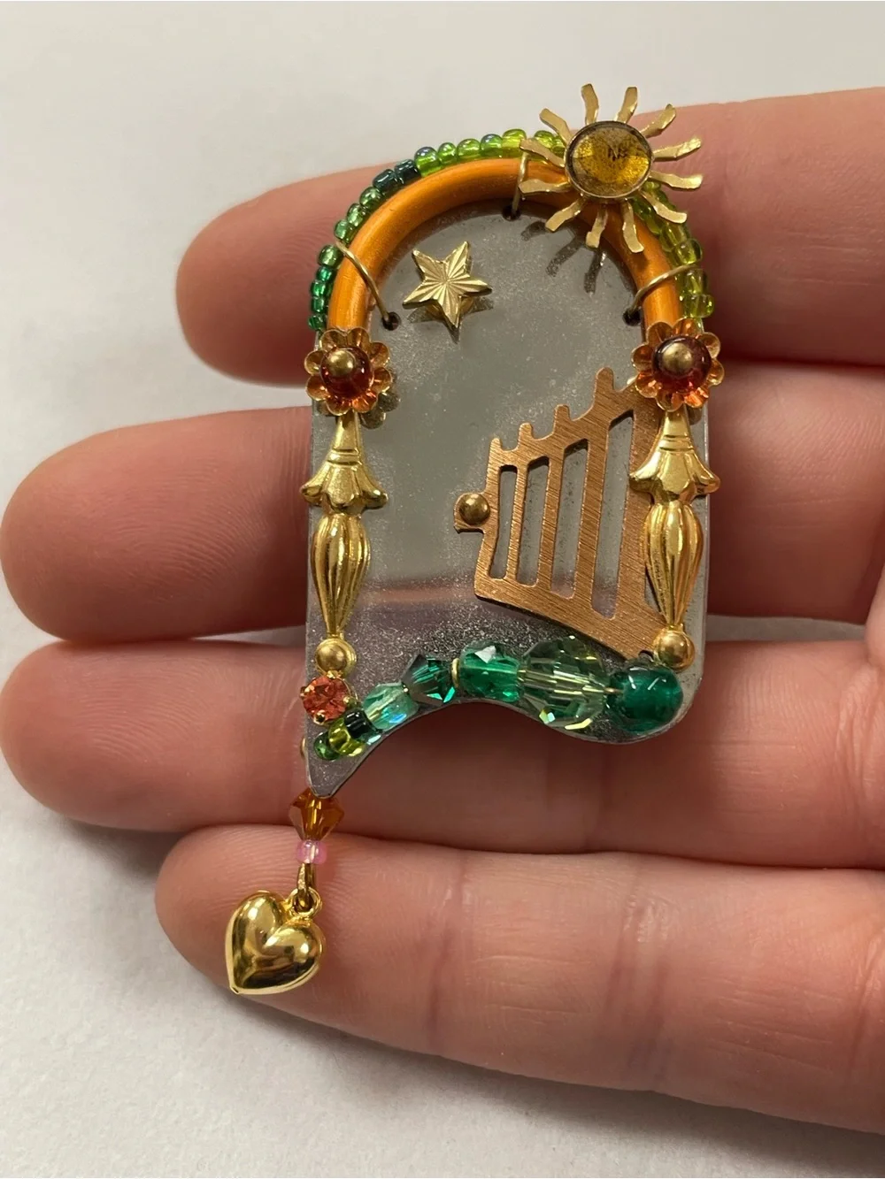 Liztech The Secret Garden Hand-Crafted Brooch